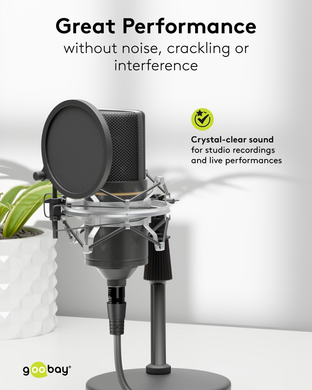 GOOBAY καλώδιο προέκτασης ήχου XLR 80029, 2m, μαύρο | eLabstore.gr GOOBAY καλώδιο προέκτασης ήχου XLR 80029, 2m, μαύρο | Καλώδια - Αντάπτορες | elabstore.gr