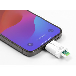 DELOCK card reader 91427 για micro SD, USB-C σύνδεση, 5Gbps, λευκό | Συνοδευτικά PC | elabstore.gr