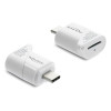 DELOCK card reader 91427 για micro SD, USB-C σύνδεση, 5Gbps, λευκό | Συνοδευτικά PC | elabstore.gr