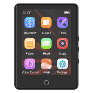 RUIZU MP3 player A6 με οθόνη αφής 2.8", 32GB, Bluetooth, ελληνικό μενού, μαύρο | Εικόνα & Ήχος | elabstore.gr