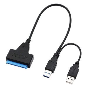 POWERTECH καλώδιο σύνδεσης HDD/SSD CAB-U163, 2x USB σε SATA, DC, 5Gbps | Συνοδευτικά PC | elabstore.gr