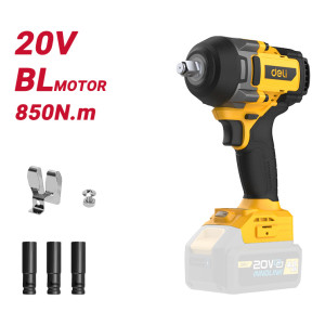DELI κρουστικό μπουλονόκλειδο μπαταρίας DC234Z, Brushless, 20V, 850N.m, 1/2" | Εργαλεία | elabstore.gr