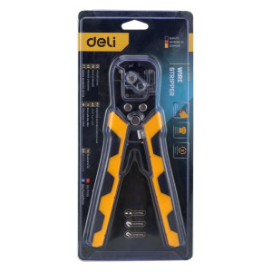 DELI απογυμνωτής καλωδίων DL2018, 0.2-6mm², 205mm | Εργαλεία | elabstore.gr