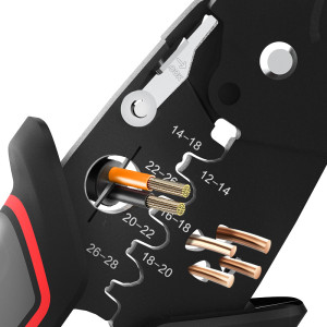 DELI απογυμνωτής καλωδίων DL4992, 0.8-2.6mm, 200mm | Εργαλεία | elabstore.gr