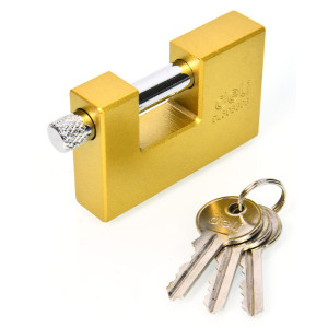 DELI λουκέτο τάκου με κλειδί DL508306, heavy duty, 60mm | Gadgets - Αξεσουάρ | elabstore.gr