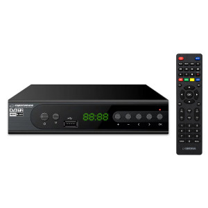 ESPERANZA ψηφιακός δέκτης EV106R, DVB-T2, Full HD, MPEG-4, H.265/HEVC, με PVR | Εικόνα & Ήχος | elabstore.gr