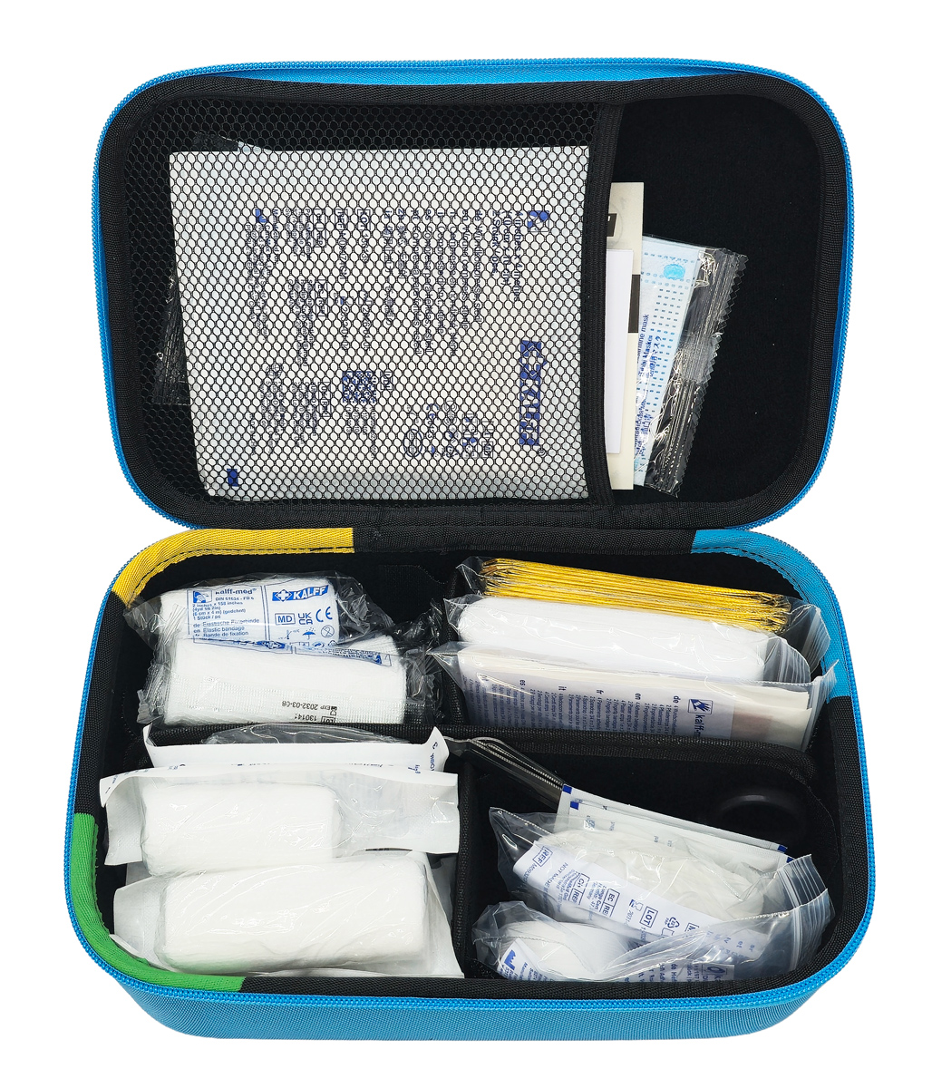 KALFF kit πρώτων βοηθειών για οχήματα FK1793-99, DIN 13164-2022, γαλάζιο | eLabstore.gr KALFF kit πρώτων βοηθειών για οχήματα FK1793-99, DIN 13164-2022, γαλάζιο | Gadgets - Αξεσουάρ | elabstore.gr
