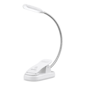 GLOCUSENT LED φακός διαβάσματος GLCSNTBL105W, επαναφορτιζόμενος, έως 45lm, λευκός | Φωτισμός | elabstore.gr