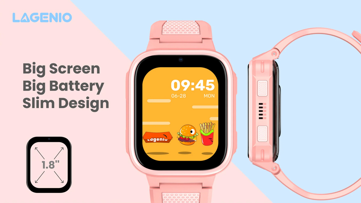 LAGENIO GPS smartwatch για παιδιά K10, 1.8", με κάμερα, 4G, IP68, μαύρο | eLabstore.gr LAGENIO GPS smartwatch για παιδιά K10, 1.8", με κάμερα, 4G, IP68, μαύρο - Image 6