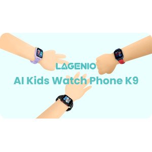 LAGENIO GPS smartwatch για παιδιά K9, 1.78" AMOLED, με κάμερα, 4G, IP68, μπλε | GPS | elabstore.gr