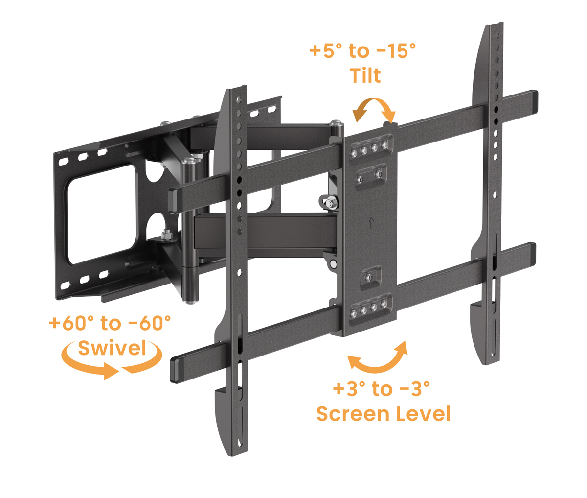 BRATECK επιτοίχια βάση τηλεόρασης LPA69-466W, 37-86", έως 60kg, full motion, weatherproof | eLabstore.gr BRATECK επιτοίχια βάση τηλεόρασης LPA69-466W, 37-86", έως 60kg, full motion, weatherproof | Εικόνα & Ήχος | elabstore.gr