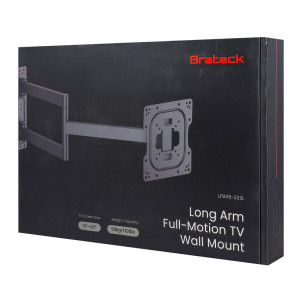 BRATECK επιτοίχια βάση τηλεόρασης LPA95-223L, 23-43", έως 50kg, full motion | eLabstore.gr