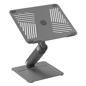 BRATECK μεταλλική βάση για laptop LPS09-02, 11~17", foldable, γκρι | Αξεσουάρ για Laptop | elabstore.gr