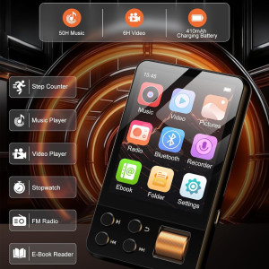 RUIZU MP3 player M19 με οθόνη αφής 2.4", 32GB, Bluetooth, μαύρο | eLabstore.gr RUIZU MP3 player M19 με οθόνη αφής 2.4", 32GB, Bluetooth, μαύρο | Εικόνα & Ήχος | elabstore.gr