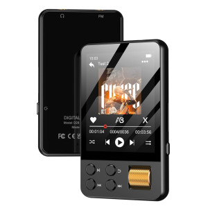 RUIZU MP3 player M19 με οθόνη αφής 2.4", 32GB, Bluetooth, μαύρο | Εικόνα & Ήχος | elabstore.gr