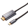 POWERTECH καλώδιο USB-C σε HDMI PTR-0210, 4K/30Hz, 10 Gbps, 2m, μαύρο | Καλώδια - Αντάπτορες | elabstore.gr