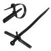 POWERTECH δεματικά καλωδίων με ούπα TIES-084, 7x150mm, μαύρα, 100τμχ | Καλώδια - Αντάπτορες | elabstore.gr