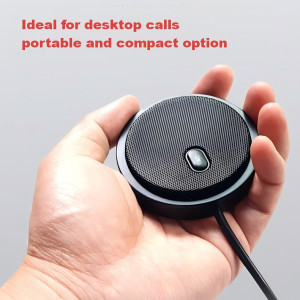 CMTECK επιτραπέζιο μικρόφωνο UM02, omnidirectional, USB, μαύρο | Συνοδευτικά PC | elabstore.gr